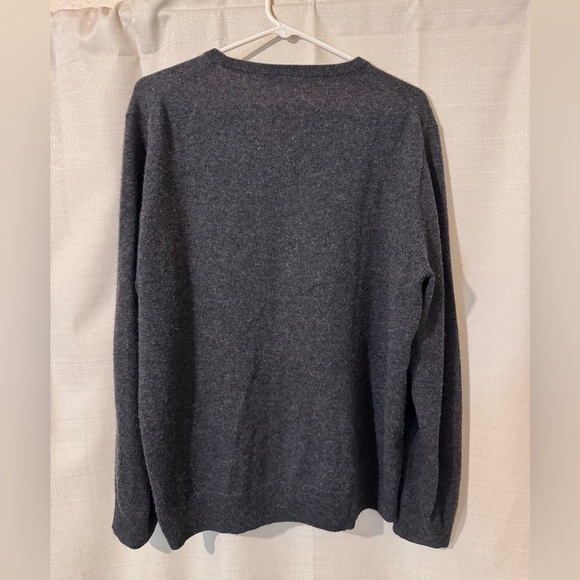 J. Crew Men's Dark Gray Crewneck Sweater size large - Picture 9 of 9